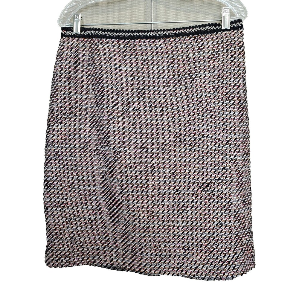 Talbots Petite Cotton/Wool Blend Tweed Back-Zip Pencil Skirt Size 14P
